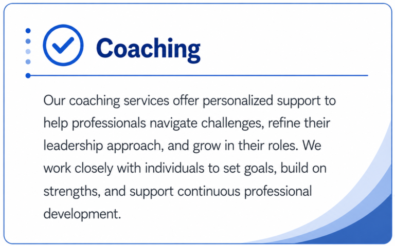 coaching